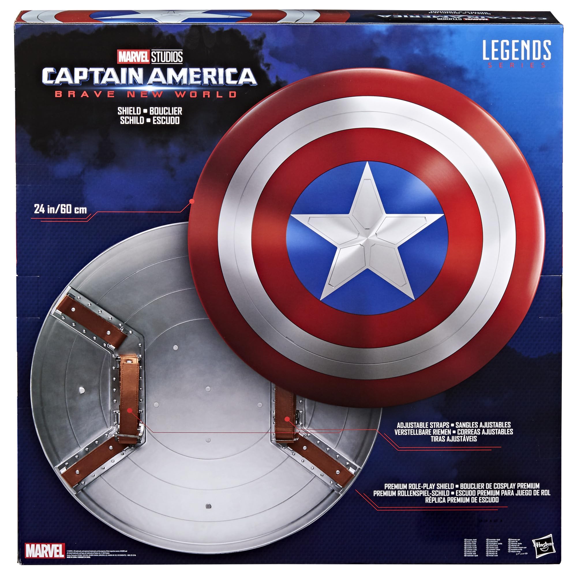 HASBRO マーベルレジェンド キャプテンアメリカ 盾 60cm 公式 マーベル・コミック』【ハズブロ レプリカ】「レジェンド」キャプテン